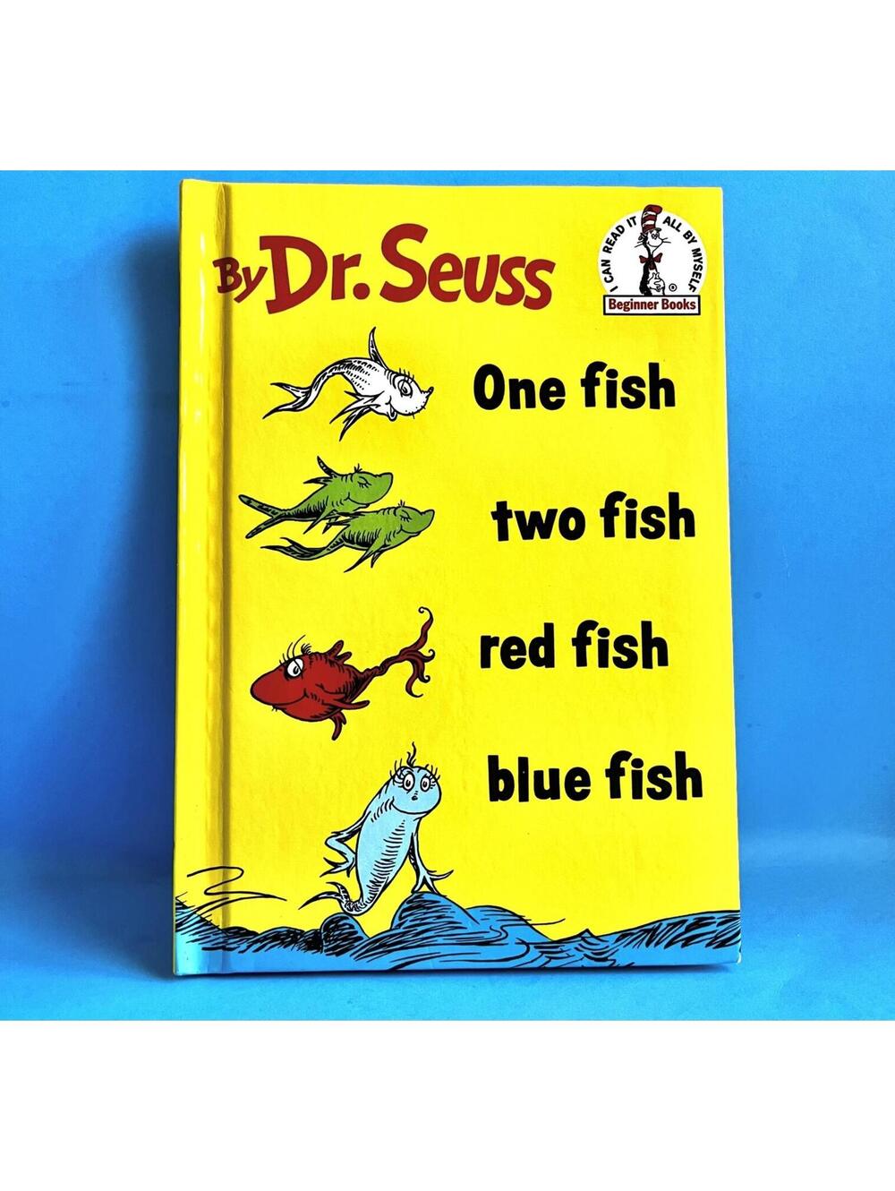 One Fish Two Fish Red Fish Blue Fish Dr. Seuss Hardcover Beginner Book